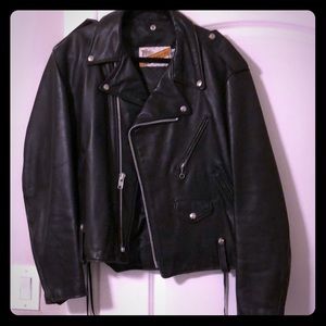 Schott Perfecto Leather Motorcycle Jacket (46)